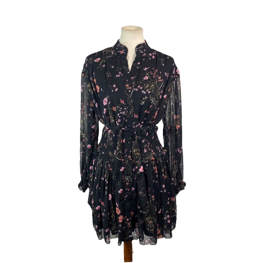 Woman’s American Eagle belted floral boho dress size S